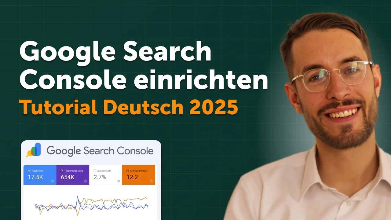 Vorschaubild zum Video „Google Search Console einrichten in 5 Minuten“ von Oliver Bock