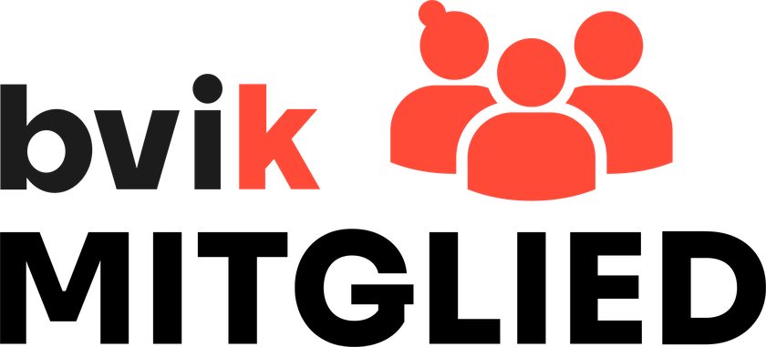 Mitglied im bvik, Bundesverband Industrie Kommunikation e.V.