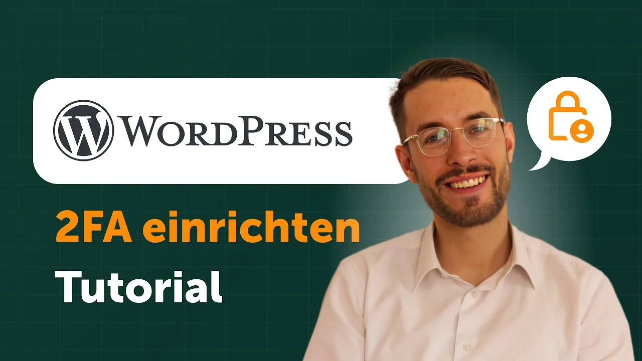 Vorschaubild zum Video „WordPress Zwei-Faktor-Authentifizierung einrichten mit WordFence (2FA)“ von Oliver Bock